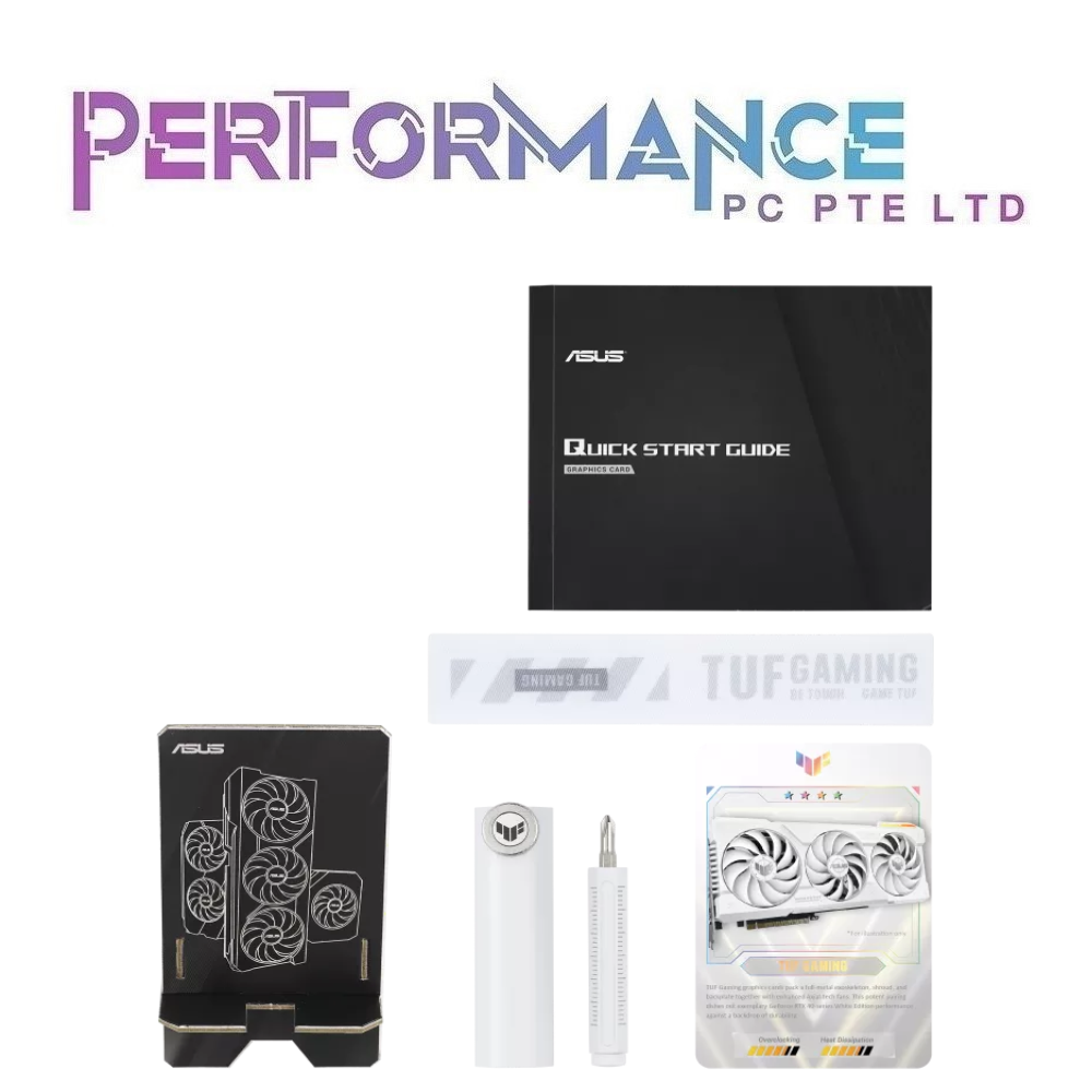 ASUS TUF Gaming GeForce RTX 4070 Ti RTX 4070Ti RTX4070 Ti RTX4070Ti White OC Edition 12GB GDDR6X (3 YEARS WARRANTY BY BAN LEONG TECHNOLOGY PTE LTD)