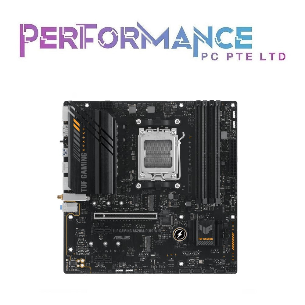 ASUS TUF GAMING A 620 M A620 M A620M-PLUS WIFI AMD Socket AM5 AMD Ryzen 7000 ( 3 Years warranty with Avertek )