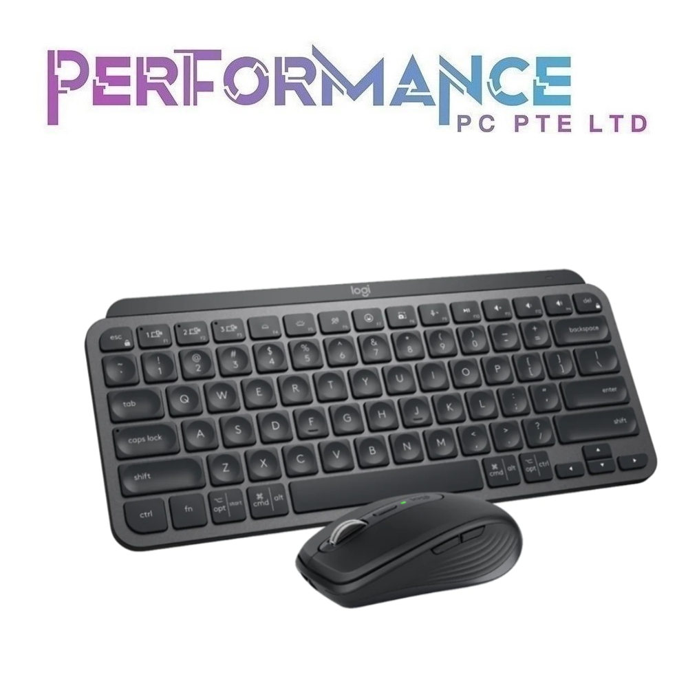 LOGITECH MX KEYS MINI COMBO FOR BUSINESS KEYBOARD AND MOUSE - GRAPHITE (2 YEARS WARRANTY BY BAN LEONG TECHNOLOGY PTE LTD)