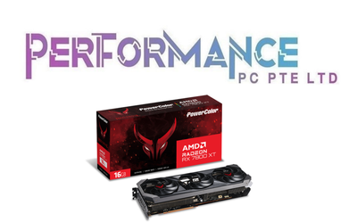 Powercolour Red Devil AMD Radeon RX 7800 XT RX7800XT RX7800 XT 16GB GDDR6 (3 YEARS WARRANTY BY BAN LEONG TECHNOLOGIES PTE LTD)