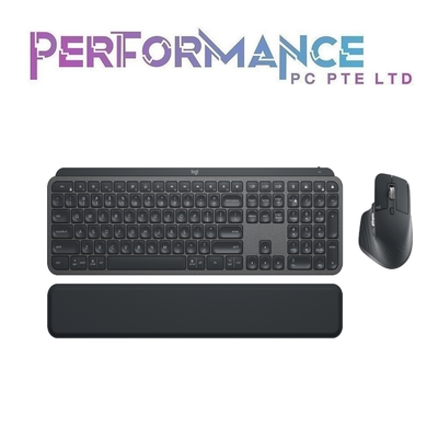 LOGITECH MX KEYS COMBO FOR BUSINESS GEN2 KEYBOARD AND MOUSE - GRAPHITE (2 YEARS WARRANTY BY BAN LEONG TECHNOLOGY PTE LTD)