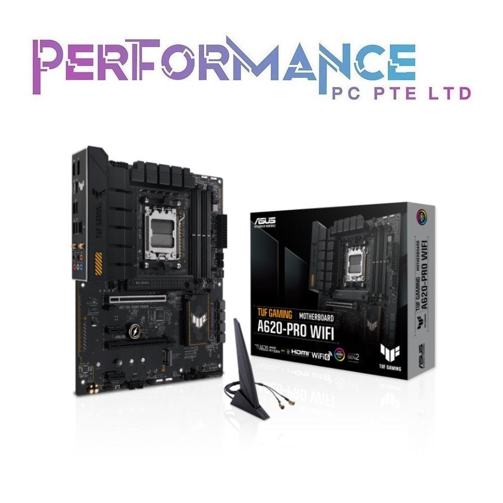 ASUS TUF GAMING A 620 A620-Pro WIFI AMD Socket AM5 AMD Ryzen 7000 ( 3 Years warranty with Avertek )