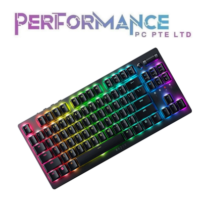 Razer DeathStalker V2 Pro Tenkeyless - Wireless Low Profile Optical Gaming Keyboard (Linear Red Switch) - Black / White Edition (1 YEAR WARRANTY BY BAN LEONG TECHNOLOGY PTE LTD)