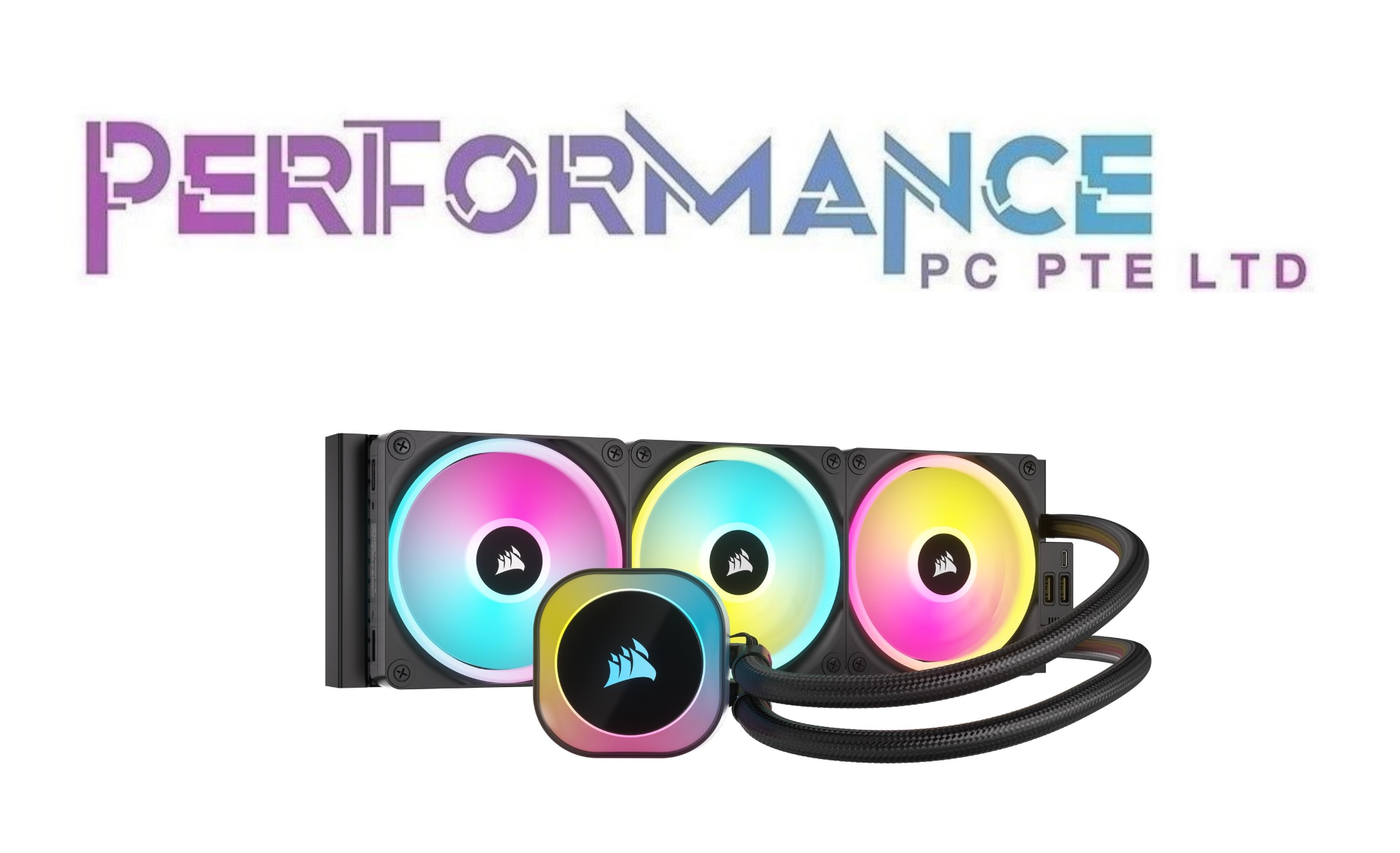 CORSAIR ICUE H150I RGB LIQUID CPU COOLER (5 YEARS WARRANTY BY CONVERGENT SYSTEMS PTE LTD)