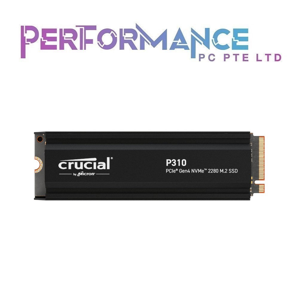 Crucial P310 1TB/ 2TB/4TB PCIe Gen4 2280 NVMe M.2 SSD With Heatsink ( 5 Years warranty with Convergent pte ltd )
