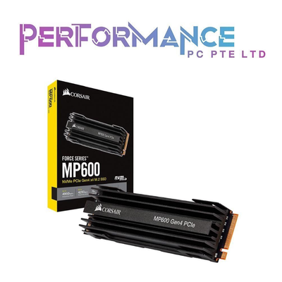 CORSAIR Force Series Gen.4 PCIe MP600 NVMe M.2 SSD 500GB/1TB/2TB (5 YEARS WARRANTY BY CONVERGENT SYSTEMS PTE LTD)