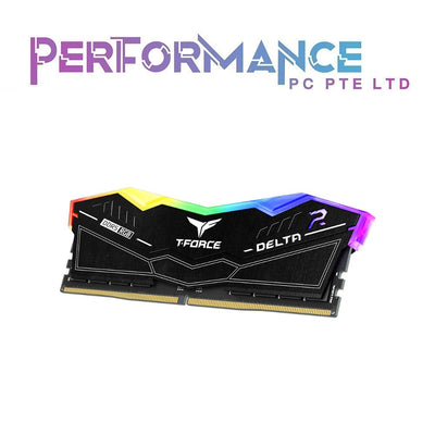 TeamGroup TEAM DELTA ARGB RAM 2x16GB CL28 / 2x32GB CL38 6000 DDR5 BLACK/WHITE (LIMITED LIFETIME WARRANTY BY AVERTEK ENTERPRISES PTE LTD)