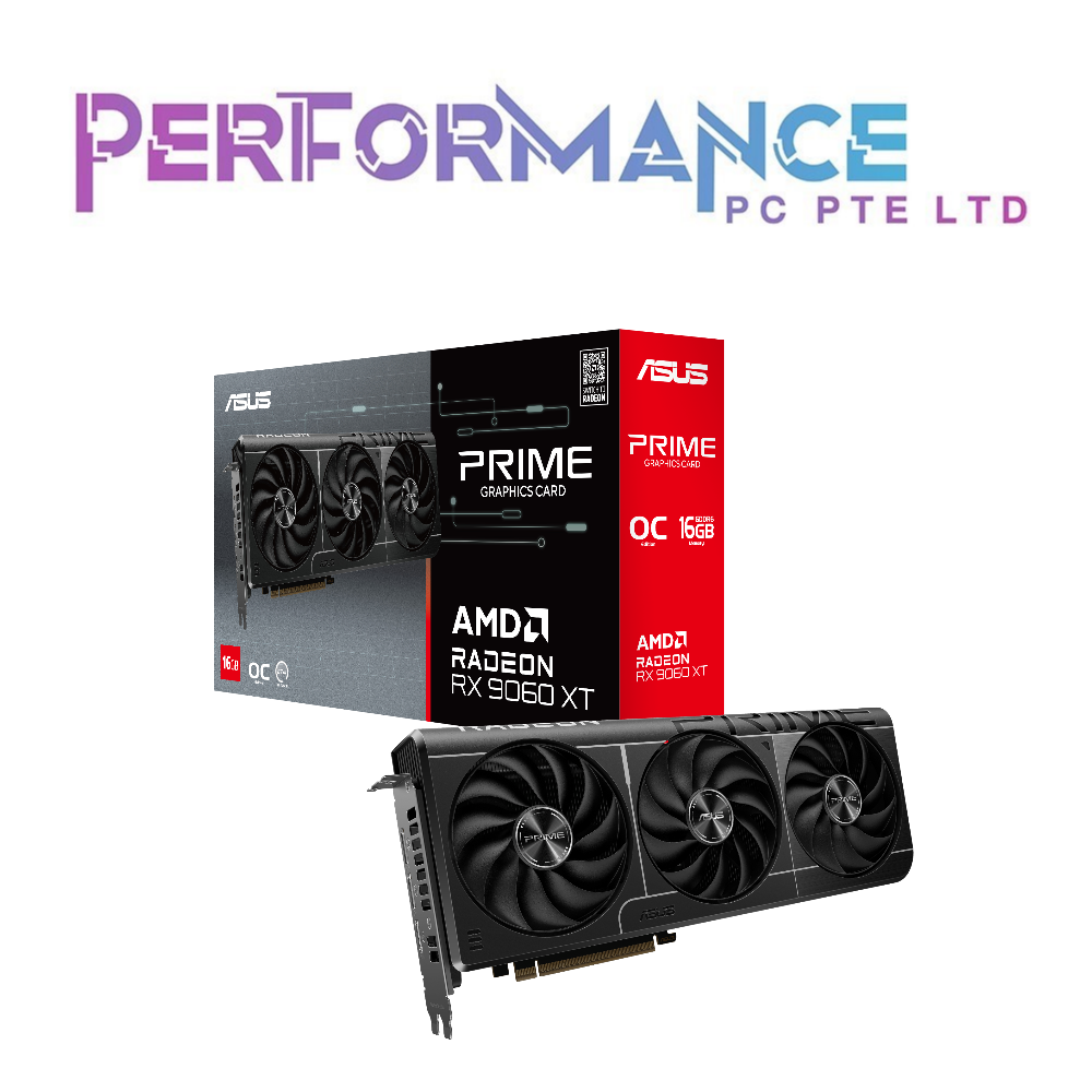 ASUS Prime Radeon™ RX 9060 XT 9060 XT OC Edition 16GB GDDR6 (3 YEARS WARRANTY BY BAN LEONG TECHNOLOGY PTE LTD)
