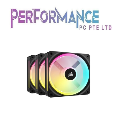 CORSAIR iCUE LINK QX120 RGB 120mm PWM PC FANS STARTER KITS (5 YEARS WARRANTY BY CONVERGENT SYSTEM PTE LTD)