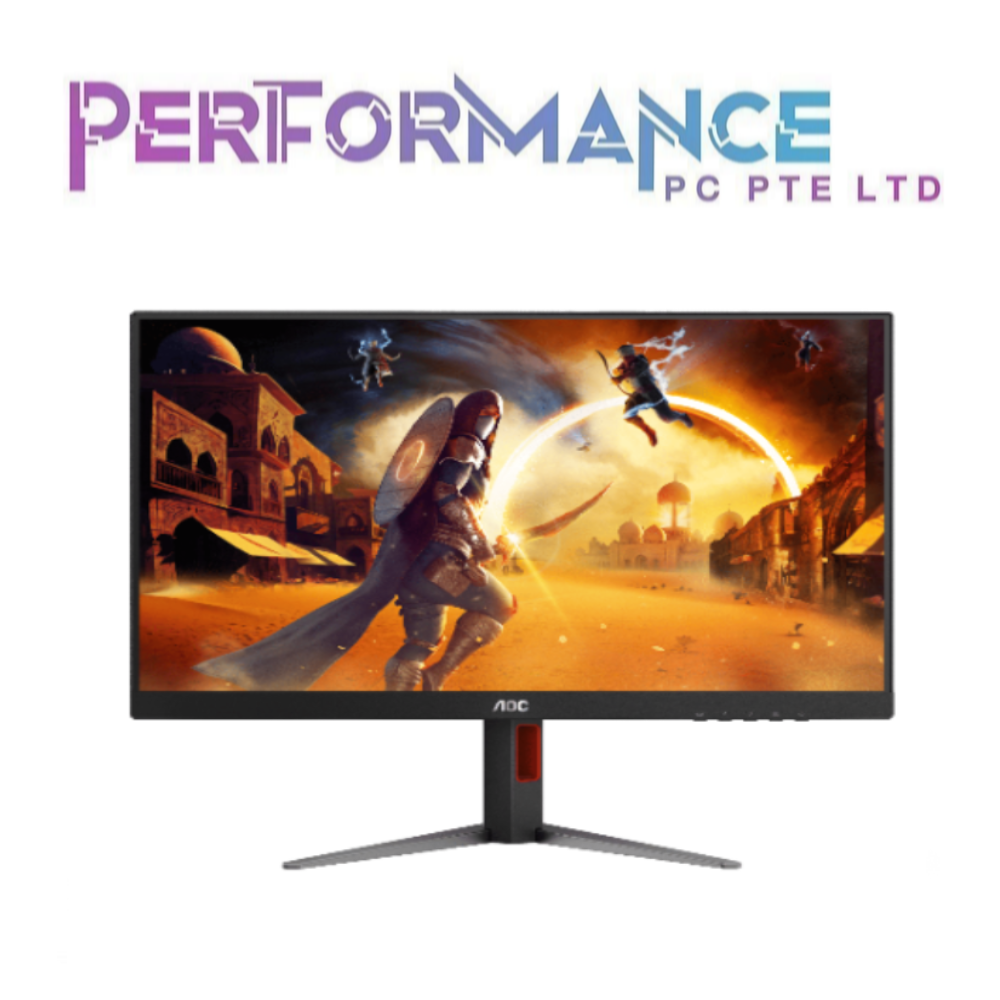 AOC Q27G4 27"/QHD/Fast IPS/180Hz/1ms(MPRT)/1ms(GtG)/AdaptiveSync/HDR400/Adjustable Stand (3 YEARS WARRANTY BY CORBELL TECHNOLOGY PTE LTD)