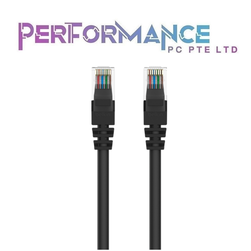 BELKIN CAT6 ETHERNET PATCH CABLE SNAGLESS RJ45 1M / 2M / 3M / 5M / 10M / 15M (2 YEARS WARRANTY BY BAN LEONG TECHNOLOGY PTE LTD)