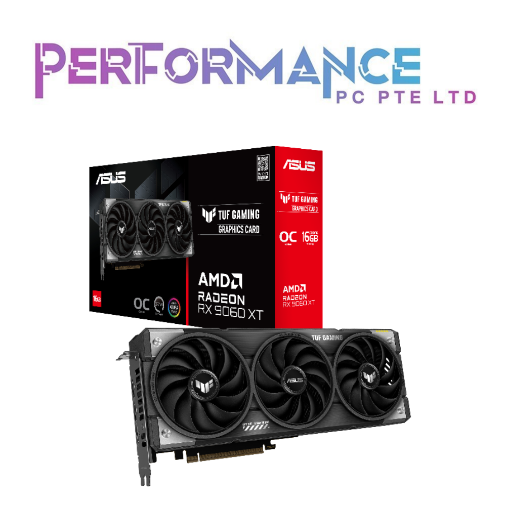 ASUS TUF Gaming Radeon™ RX 9060 XT 9060 XT OC Edition 16GB GDDR6 (3 YEARS WARRANTY BY BAN LEONG TECHNOLOGY PTE LTD)
