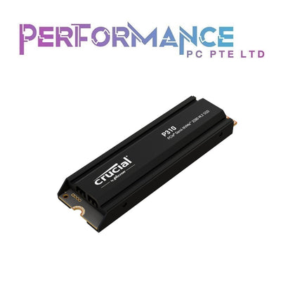 Crucial P310 1TB/ 2TB/4TB PCIe Gen4 2280 NVMe M.2 SSD With Heatsink ( 5 Years warranty with Convergent pte ltd )
