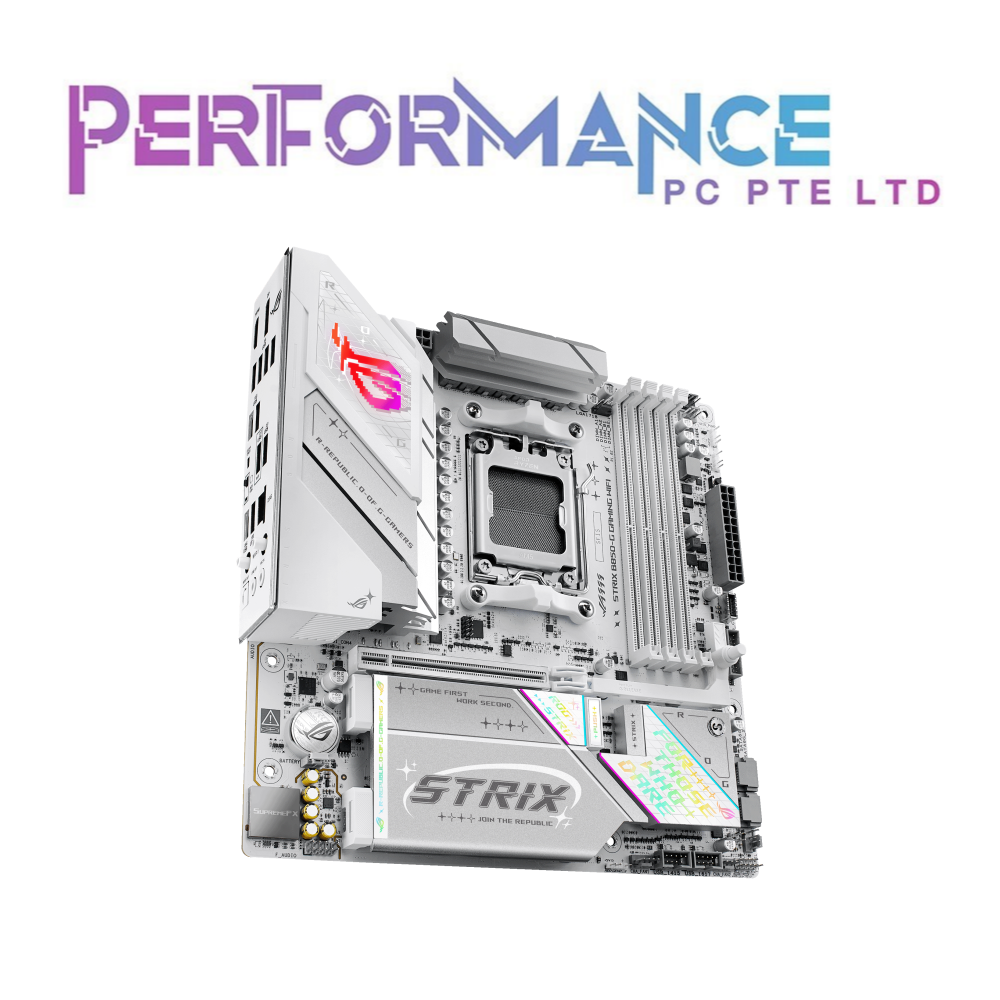 ASUS ROG STRIX B850-G B850 -G GAMING WIFI MOTHERBOARD (3 YEARS WARRANTY BY BAN LEONG TECHNOLOGIES PTE LTD)