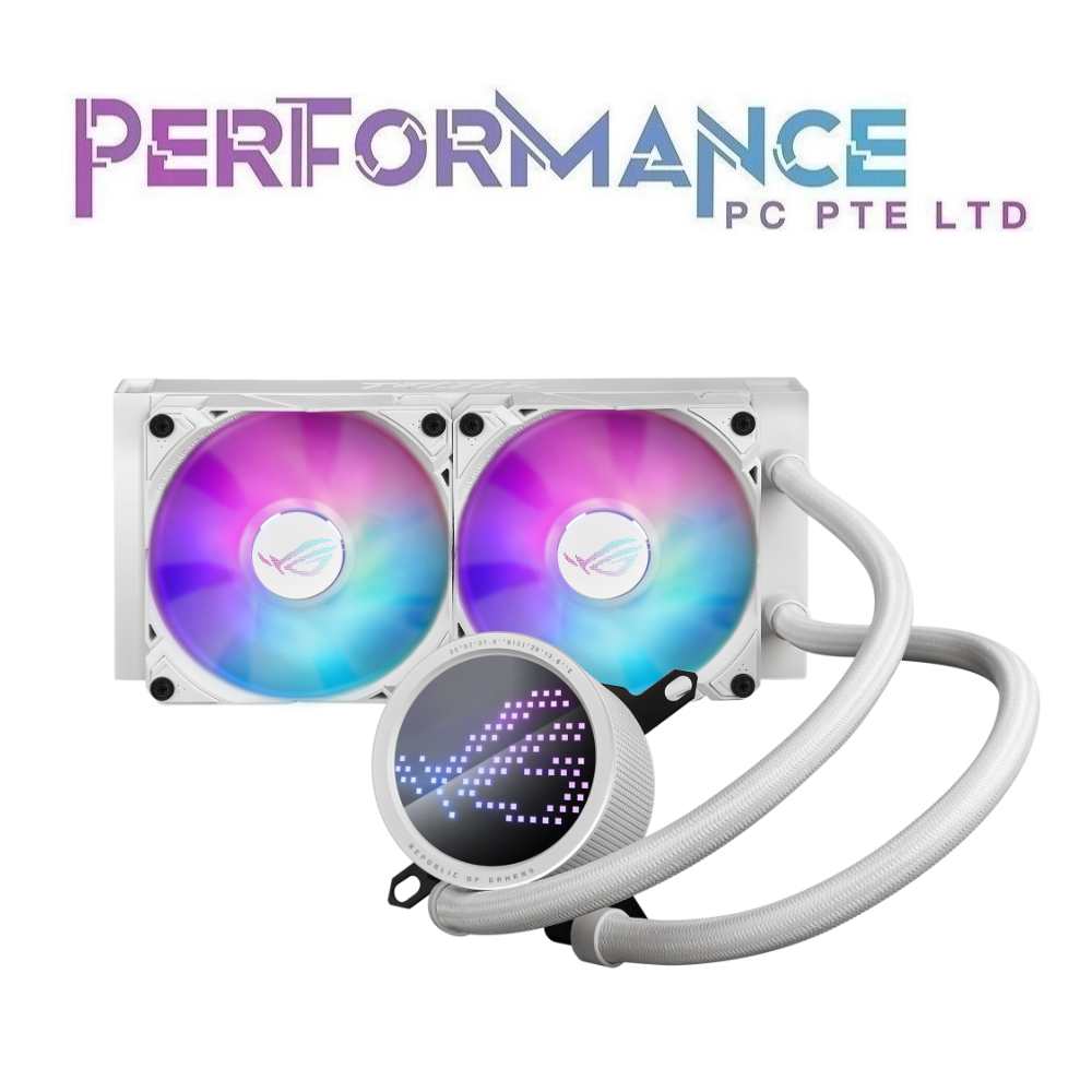 Asus ROG Ryuo III 240 white edition all-in-one liquid CPU cooler (6 YEARS WARRANTY BY BAN LEONG TECHNOLOGIES PTE LTD)