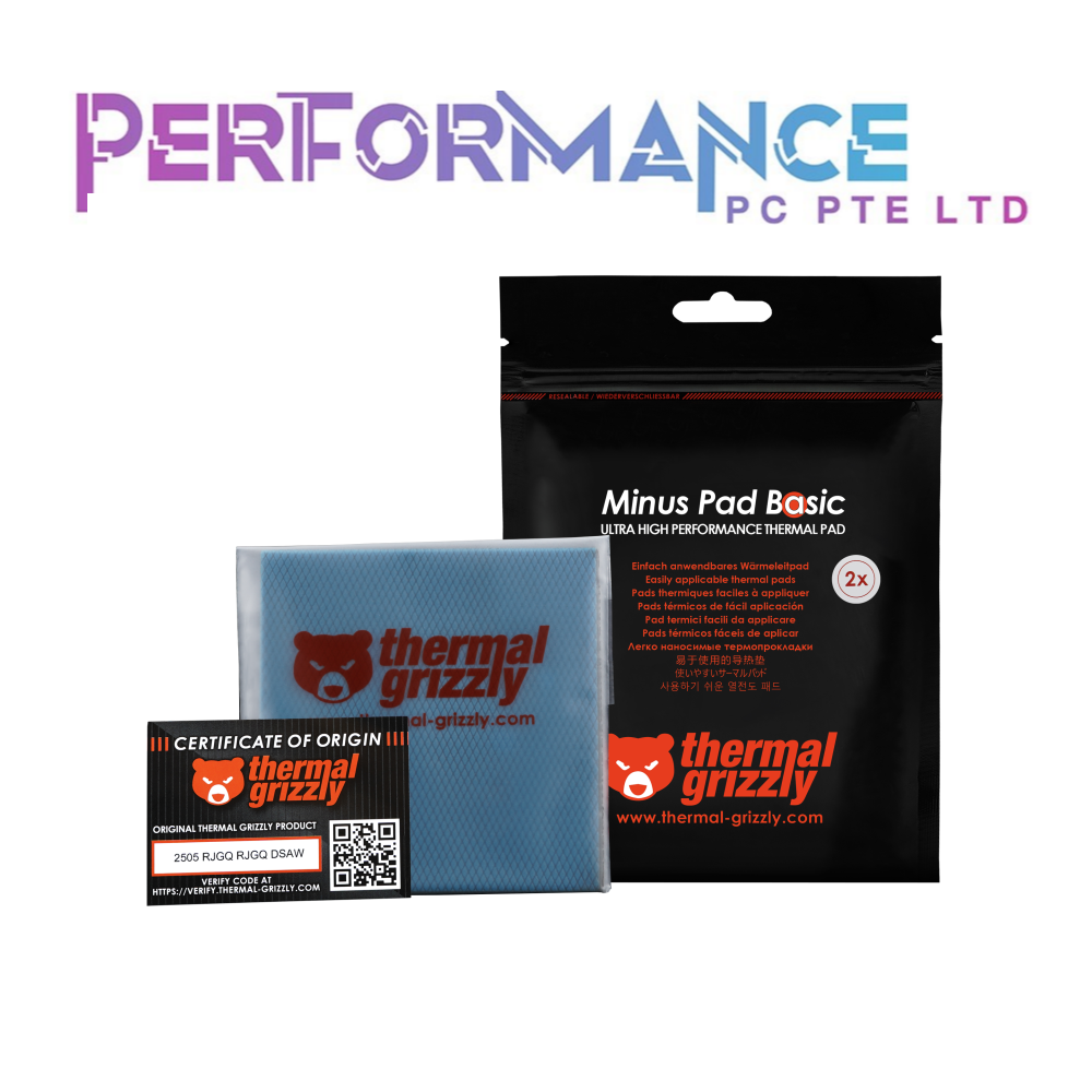 THERMALGRIZZLY TG MINUS PAD BASIC 120X20X30MM (7 DAYS WARRANTY BY TECH DYNAMIC PTE LTD)