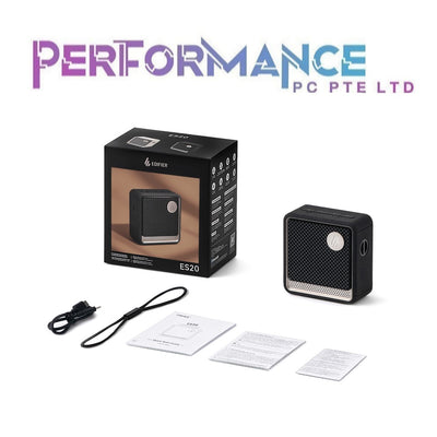 EDIFIER ES20 PORTABLE MINI BLUETOOTH SPEAKER BLACK/WHITE (1 YEAR WARRANTY BY BAN LEONG TECHNOLOGIES PTE LTD)