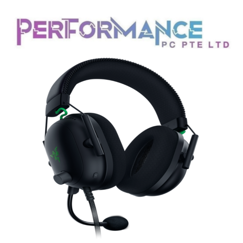 Razer BlackShark V2 - Wired Gaming Headset + USB Sound Card - SE - World Packaging (2 YEAR WARRANTY BY BAN LEONG TECHNOLOGY PTE LTD)