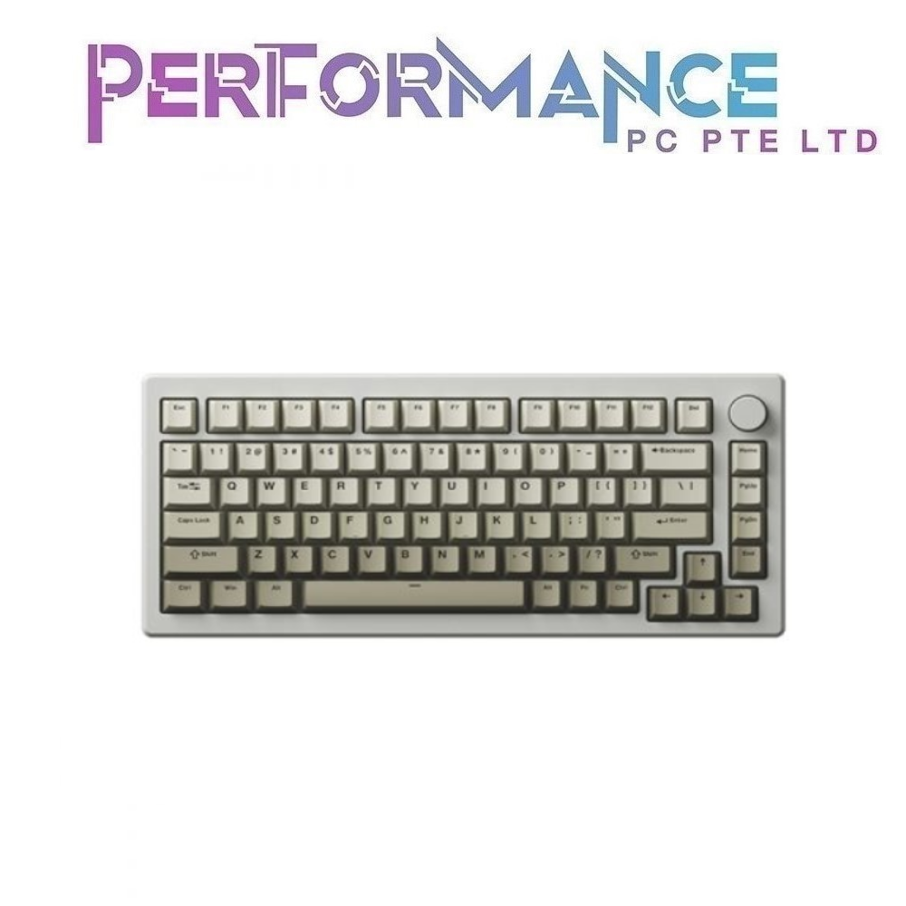 AKKO Keycap - Warm Gray Cherry Profile (132 pcs) (1 YEARS WARRANTY BY TECH DYNAMIC PTE LTD)