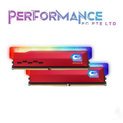 GEIL ORION V RGB 6000MHz CL38 2x16GB DDR5 RAM GREY/RED/WHITE (LIMITED LIFETIME WARRANTY BY CDL TRADING PTE LTD)
