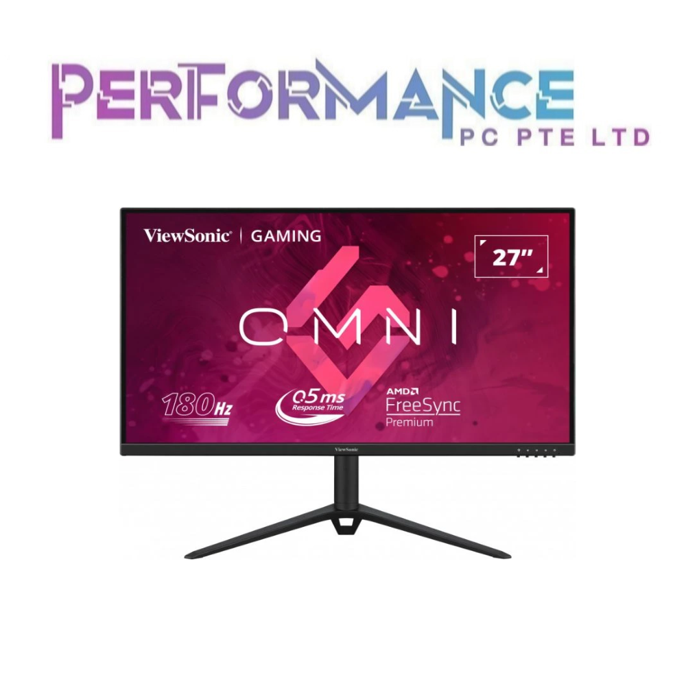 ViewSonic VX2728J 27" OMNI gaming monitor, fast IPS w HDR10, frameless, FHD, 0.5ms, 165hz 1920x1080 (3 YEARS WARRANTY BY KAIRA TECHOLOGY PTE LTD)