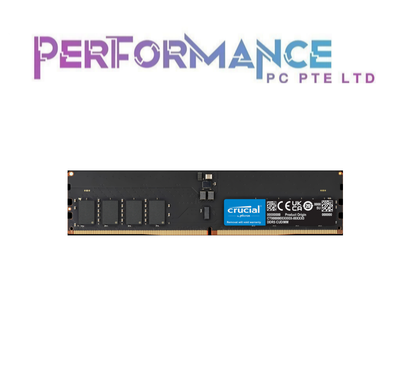Crucial 16GB/24GB/32GB/64GB DDR5-6400 CUDIMM/CSODIMM SINGLE KIT (LIMITED LIFETIME WARRANTY)