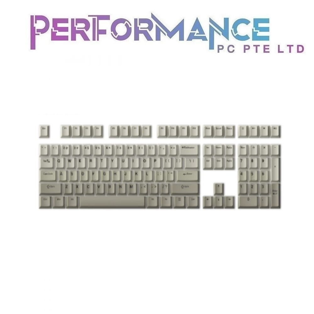 AKKO Keycap - Warm Gray Cherry Profile (132 pcs) (1 YEARS WARRANTY BY TECH DYNAMIC PTE LTD)