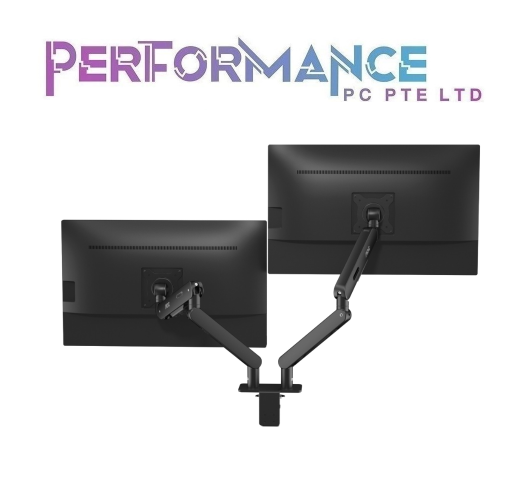 AOC AM420B (Black) Dual Arm Gaming Monitor Stand Vesa Connection (3 YEARS WARRANTY BY CORBELL TECHNOLOGY PTE LTD)