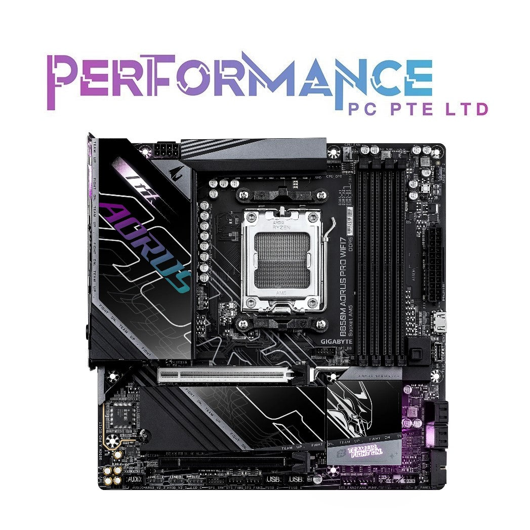 GIGABYTE B850M AORUS PRO WIFI7 DDR5 MATX AM5 MOTHERBOARD (3 YEARS WARRANTY BY CDL TRADING PTE LTD)