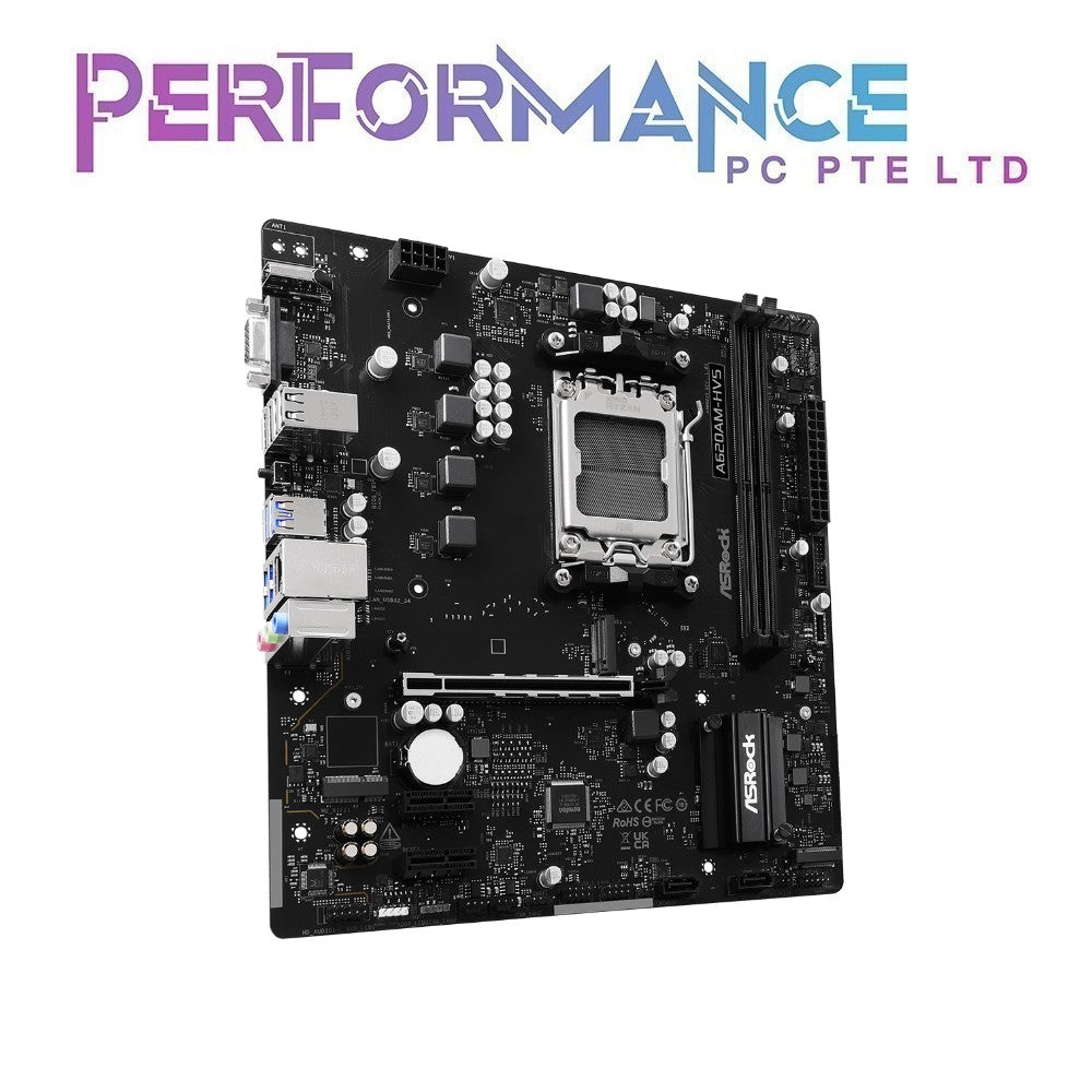 ASROCK A620AM-HVS  AMD A620 DDR5 MOTHERBOARD (3 YEARS WARRANTY BY TECH DYNAMIC PTE LTD)