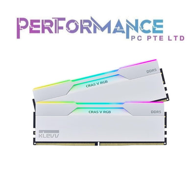 KLEVV Cras V RGB DDR5 (6000/6400/7200) (CL30/32/34) (2x16GB)(2X24GB) (LIMITED LIFETIME WARRANTY BY TECH DYNAMIC PTE LTD)