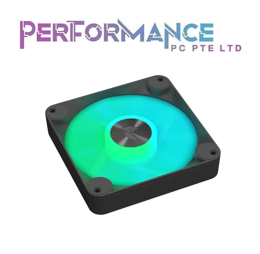 APNX FP1-120 PWM CASING FAN ARGB Black/WHITE/30mm FRAME WIDTH(2 YEAR WARANTY BY CORBELL TECHNOLOGY PTE LTD)