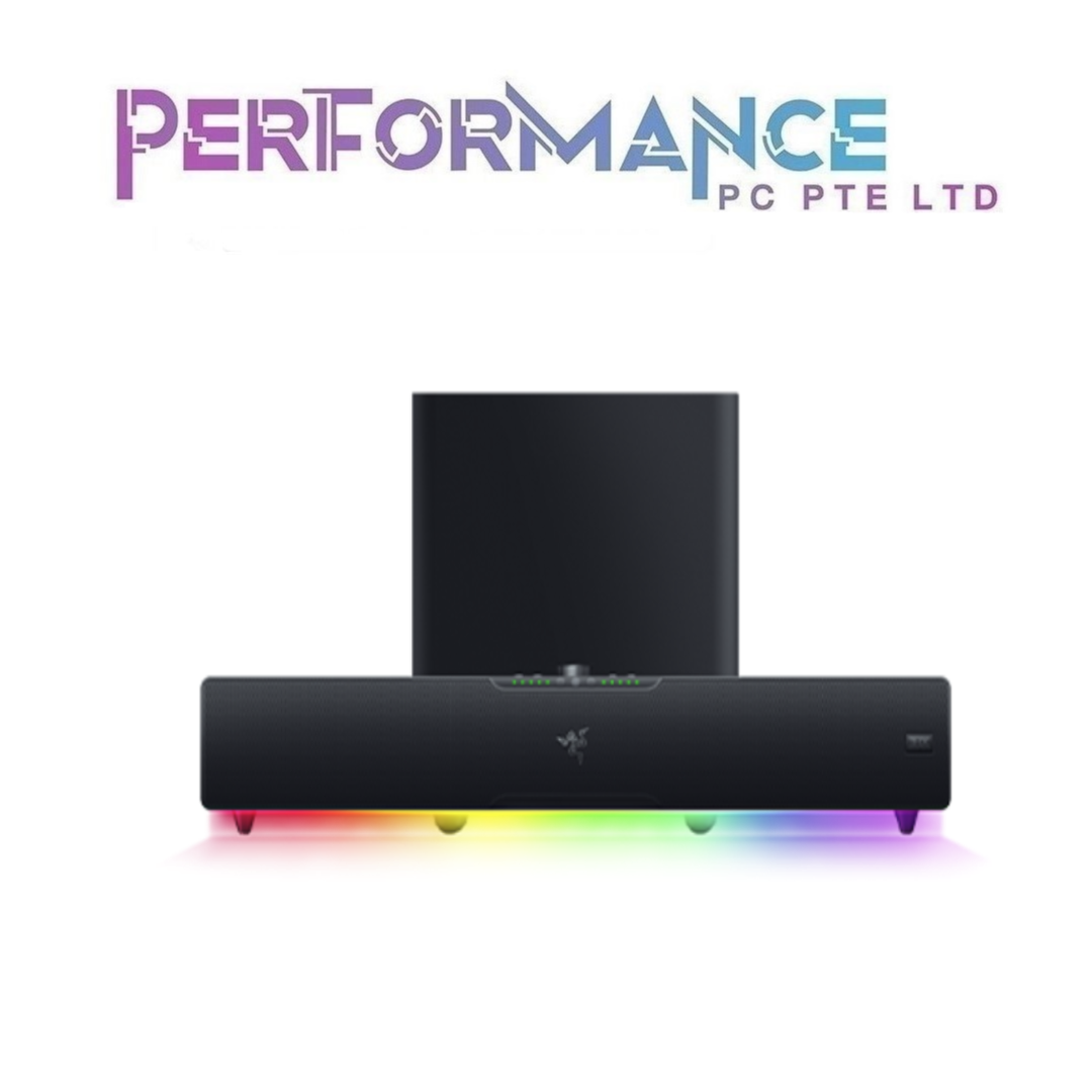 Razer Leviathan V2 Pro - AI-Powered Beamforming PC Gaming Soundbar with Subwoofer  (2 YEARS WARRANTY BY BAN LEONG TECHNOLOGY PTE LTD)