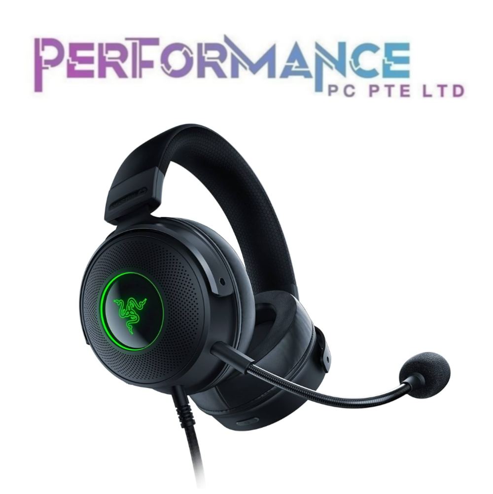 Razer Kraken V3 X - Wired USB Gaming Headset - FRML Packaging (2 YEARS WARRANTY BY BAN LEONG TECHNOLOGY PTE LTD)