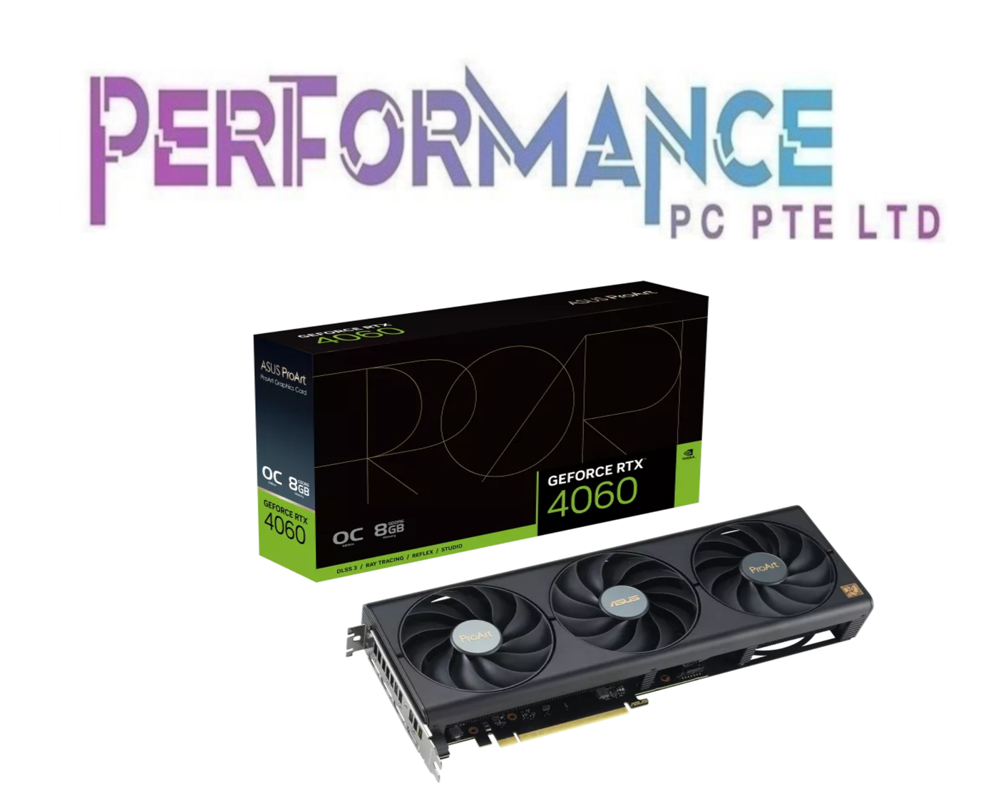 ProArt GeForce RTX 4060 RTX4060 OC edition 8GB GDDR6 GRAPHIC CARD (3 YEARS WARRANTY BY AVERTEK ENTERPRISES PTE LTD)