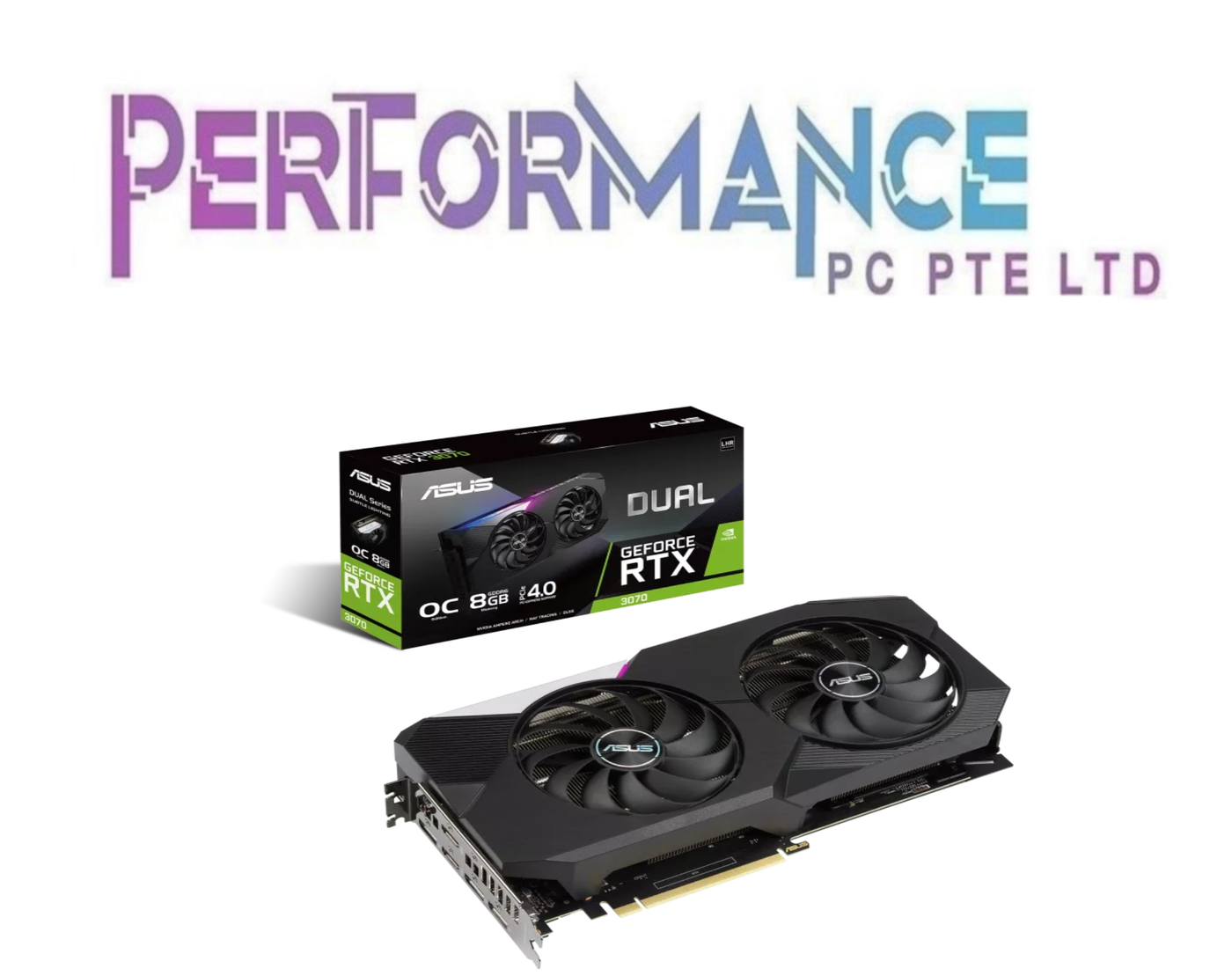 ASUS Dual GeForce RTX 3070 V2 OC Edition 8GB GDDR6 GRAPHICS CARD (3 YEARS WARRANTY BY AVERTEK ENTERPRISES PTE LTD)