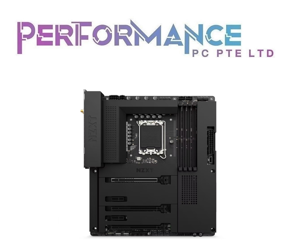 NZXT N7 Z790 WHITE/BLACK - DDR5 WIFI AX ATX MOTHERBOARD (3 YEARS WARRANTY BY TECH DYNAMIC PTE LTD)