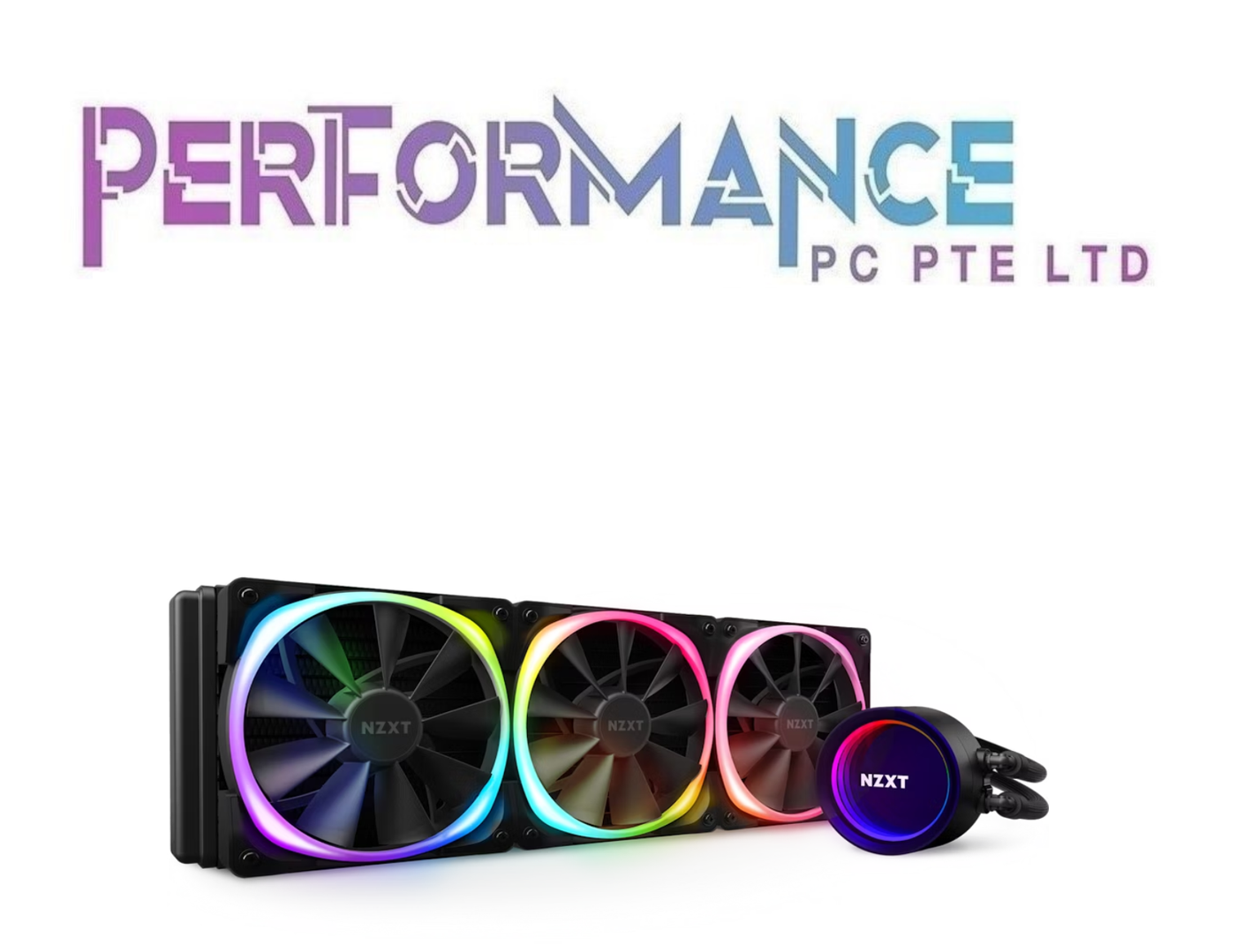 NZXT Kraken X73 RGB 360mm Liquid Cooler - BLACK (6 YEARS WARRANTY BY TECH DYNAMIC PTE LTD)