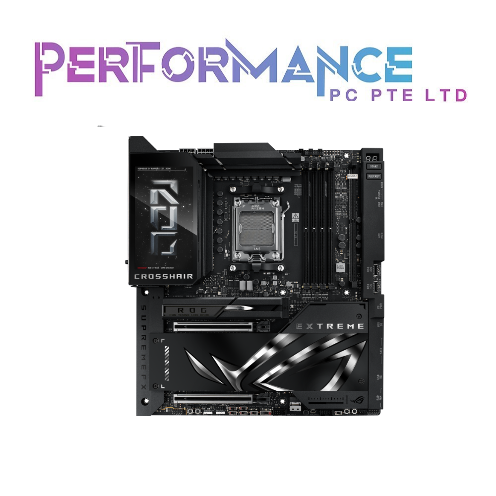 ASUS ROG CROSSHAIR X870E EXTREME AMD X870E CHIPSET (3 YEARS WARRANTY BY BAN LEONG TECHNOLOGIES PTE LTD)