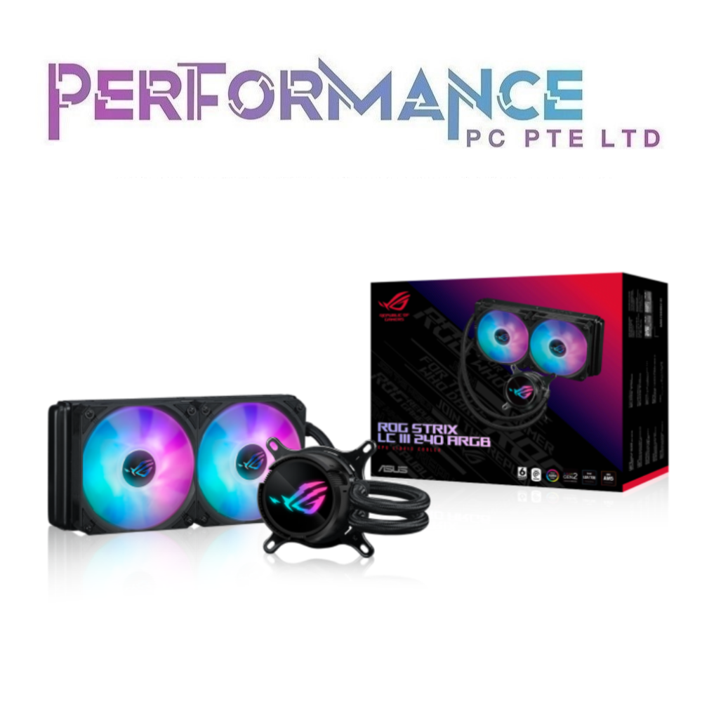 Asus ROG Strix LC III 240/360 ARGB AIO CPU COOLER (6 YEARS WARRANTY BY BAN LEONG TECHNOLOGIES PTE LTD)