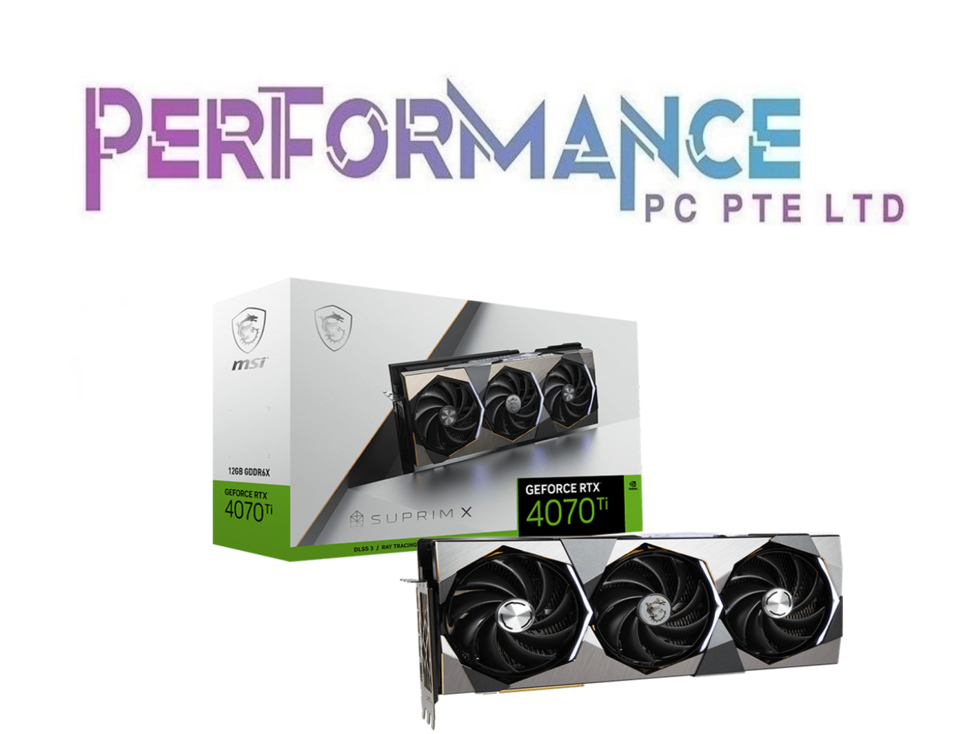 GeForce RTX 4070 Ti RTX4070 Ti RTX 4070Ti SUPRIM X 12G GRAPHIC CARD (3 YEARS WARRANTY BY CORBELL TECHNOLOGY PTE LTD)