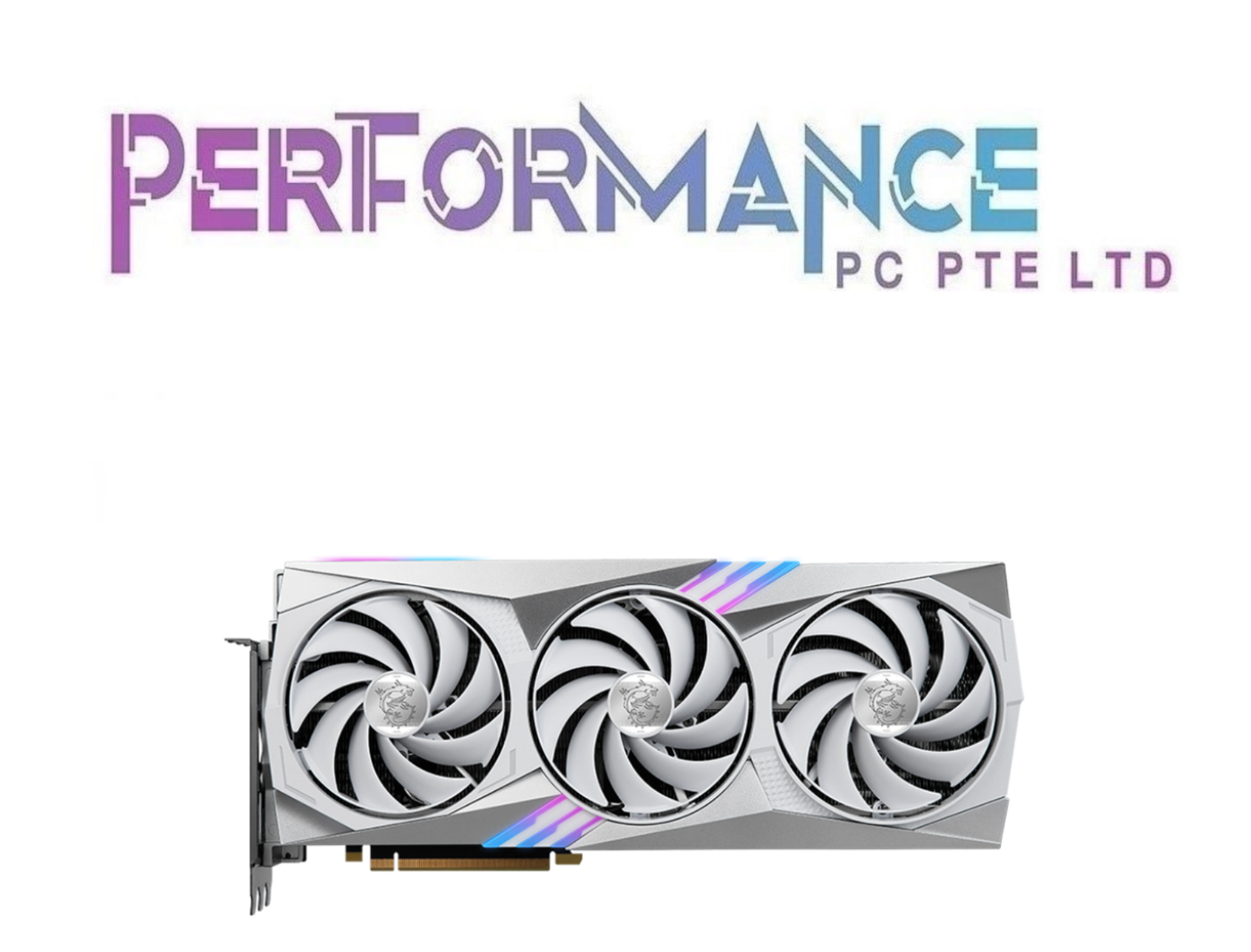 GeForce RTX 4070 Ti RTX4070 Ti RTX 4070Ti GAMING X TRIO WHITE 12G GRAPHIC CARD (3 YEARS WARRANTY BY CORBELL TECHNOLOGY PTE LTD)