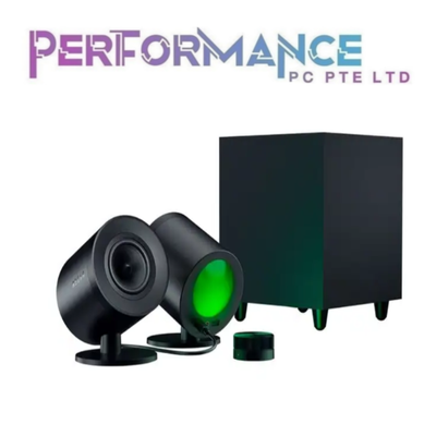 Razer Nommo V2 - Full-Range 2.1 PC Gaming Speakers with Wired Subwoofer - EU/IDN + UK/MY/SG/UAE Packaging (1 YEAR WARRANTY BY BAN LEONG TECHNOLOGY PTE LTD)