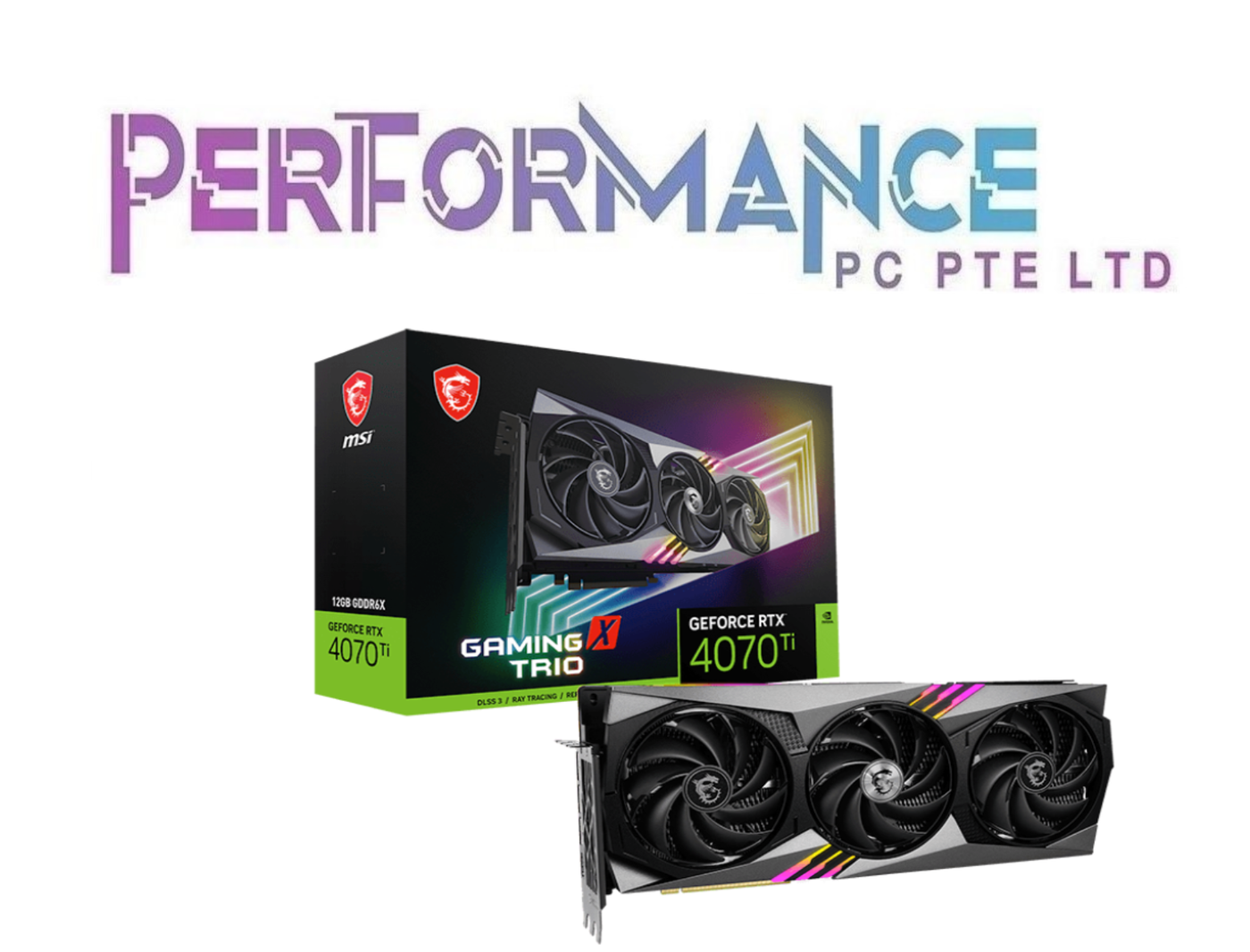 GeForce RTX 4070 Ti RTX4070 Ti RTX 4070Ti GAMING X TRIO 12G GRAPHIC CARD (3 YEARS WARRANTY BY CORBELL TECHNOLOGY PTE LTD)