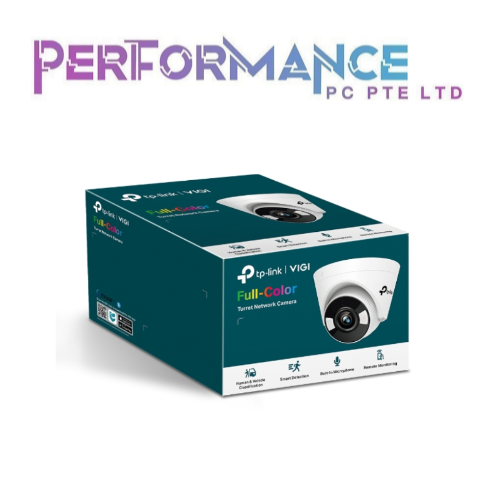 TP Link VIGI C440 (2.8mm) (4mm) VIGI 4MP Full-Color Turret Network Camera (3 YEARS WARRANTY BY BAN LEONG TECHNOLOGY PTE LTD)