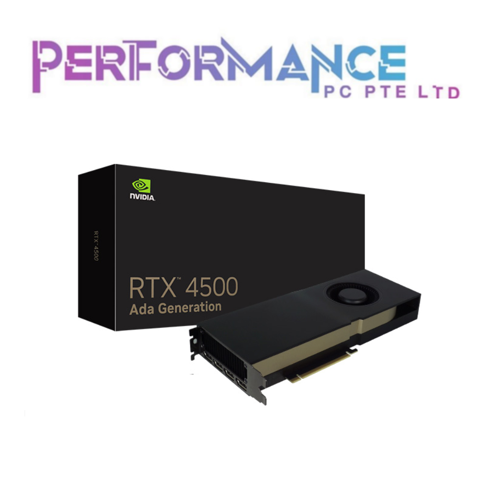NVIDIA RTX 4500 ADA GENERATION ADA LOVELACE 24GB GDDR6 GRAPHICS CARD ( 3 YEARS WARRANTY BY BAN LEONG TECHNOLOGIES PTE LT