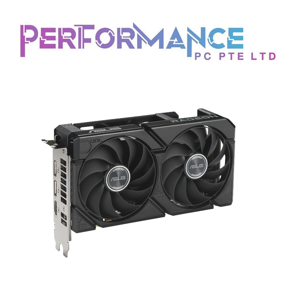 ASUS DUAL Radeon™ RX9060 XT 9060 XT 8GB GDDR6 (3 YEARS WARRANTY BY BAN LEONG TECHNOLOGY PTE LTD)