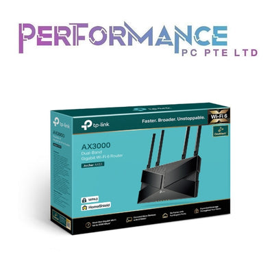 TP-LINK Archer AX53 AX3000 Dual Band Gigabit Wi-Fi 6 Router （ 3 Years warranty by Ban leong pte ltd ）