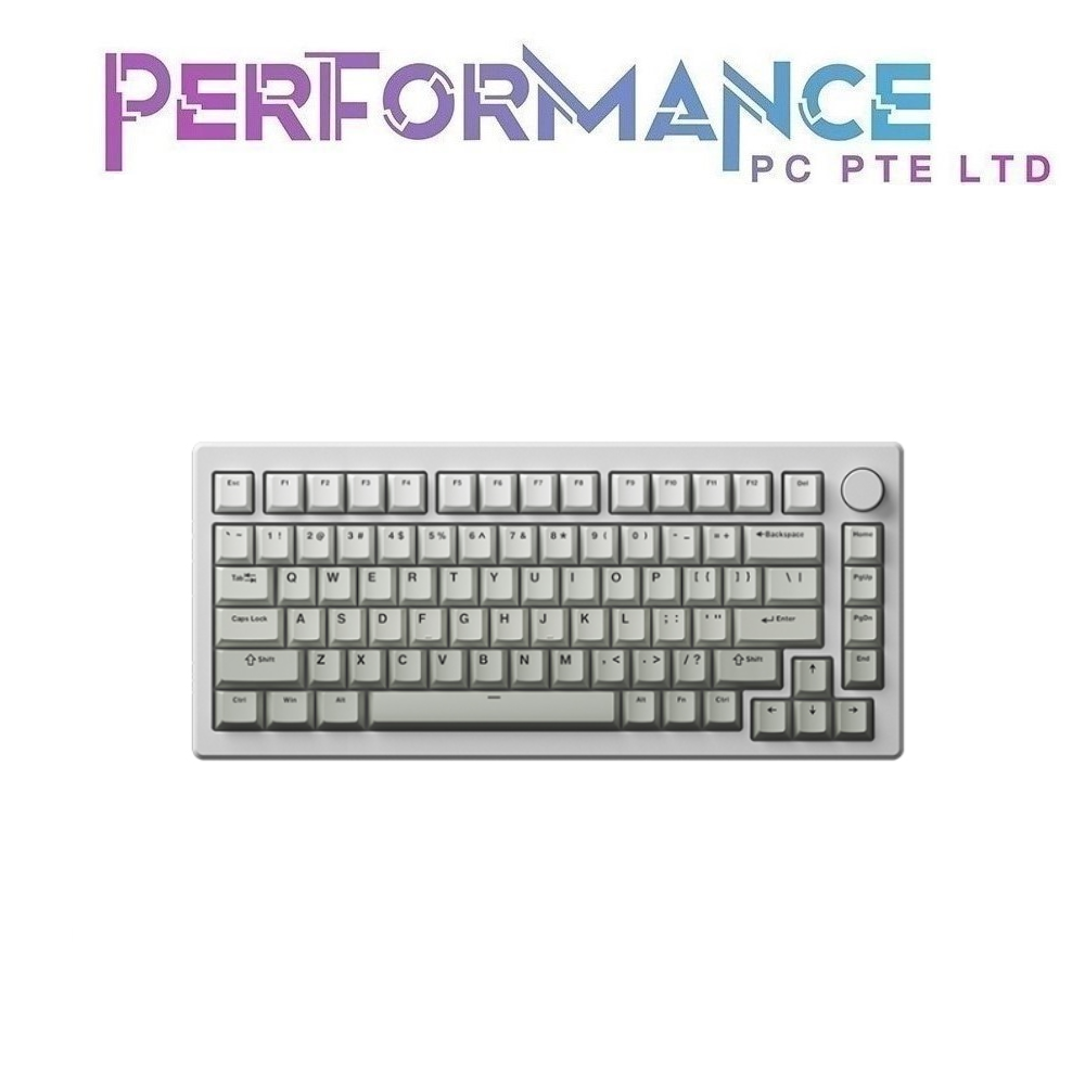 AKKO Keycap - Cool Gray Cherry Profile (132 pcs) (1 YEARS WARRANTY BY TECH DYNAMIC PTE LTD)