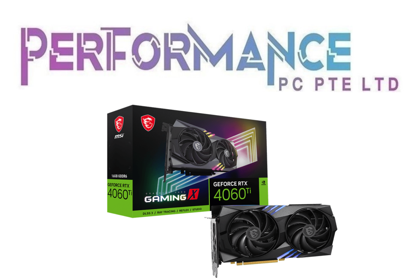 MSI GeForce RTX 4060 Ti RTX4060 Ti RTX 4060Ti GAMING X 16G (3 YEARS WARRANTY BY CORBELL TECHNOLOGY PTE LTD)